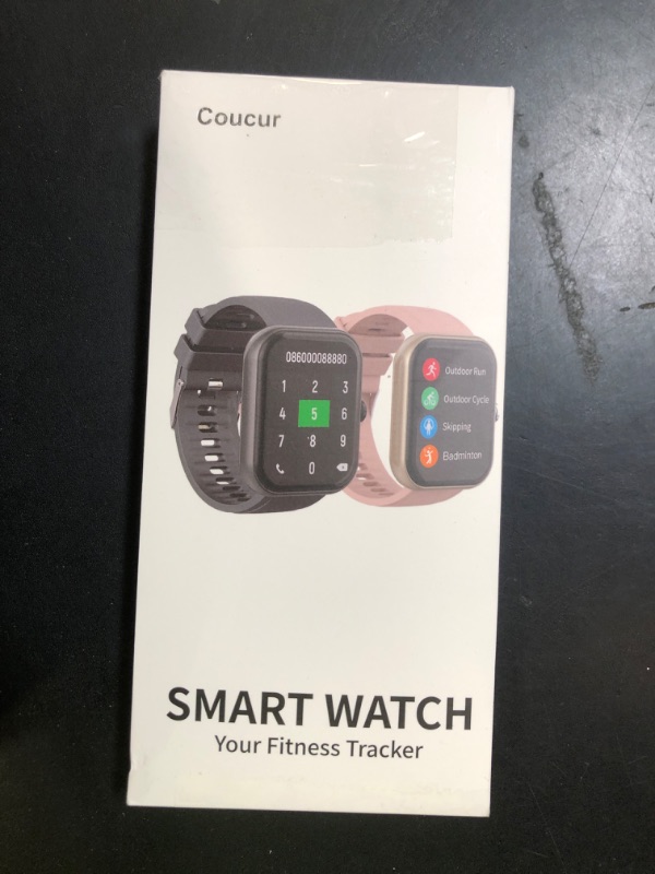Photo 1 of Smart Watch for Men Women, 1.96" Fitness Tracker Running Watch (Answer/Make Call), IP68 Waterproof, Pedometer, Sleep/Step/Heart Rate Monitor, 110+ Sport Modes Smartwatch for Adroid iOS Phone, Purple