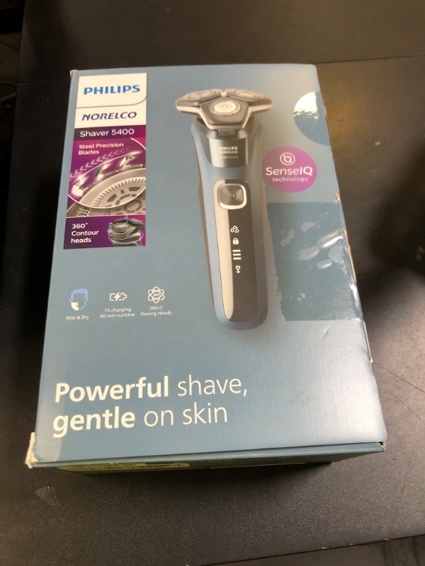 Photo 1 of Philips Norelco Shaver 5400, Rechargeable Wet & Dry Shaver with Pop-Up Trimmer, S5880/81