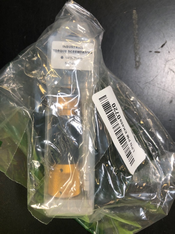 Photo 1 of FIRSTINFO H5177 Ultra Precision Certified Torque Limiting Screwdriver, 1/4 Inch Universal Hex Quick Release Bit Holder, Torque Range 5-60 cNm (0.05-0.6 Nm)