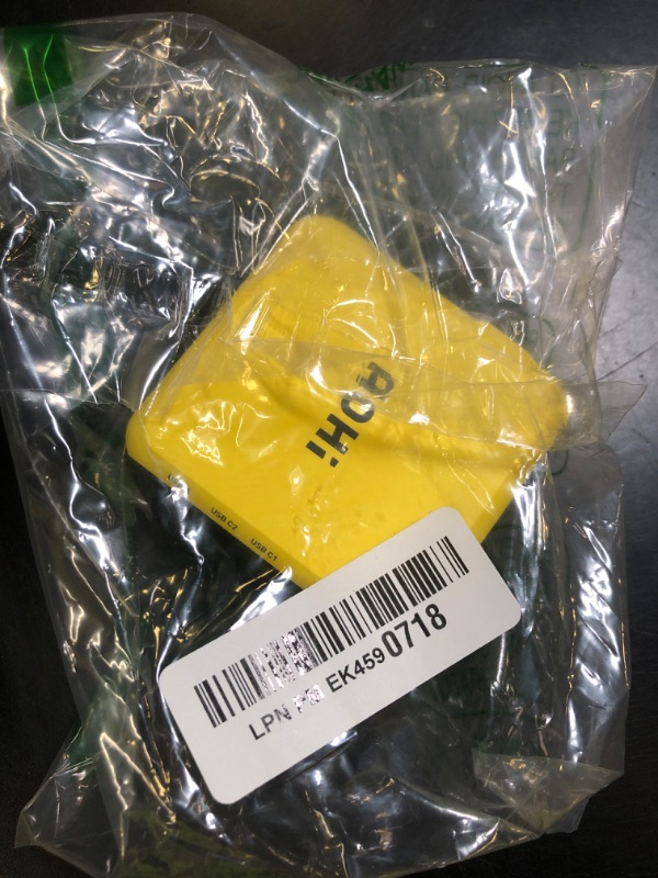 Photo 1 of AOHI Youth 140W GaN+ USB C Charger 100W Laptop Fast Charger PD3.1 PPS 3-Port USB C Wall Charger Power Adapter for MacBook Pro 16'', Dell XPS, iPhone 16/15 Pro Max, iPad Pro, Tablet, Chromebook, Yellow