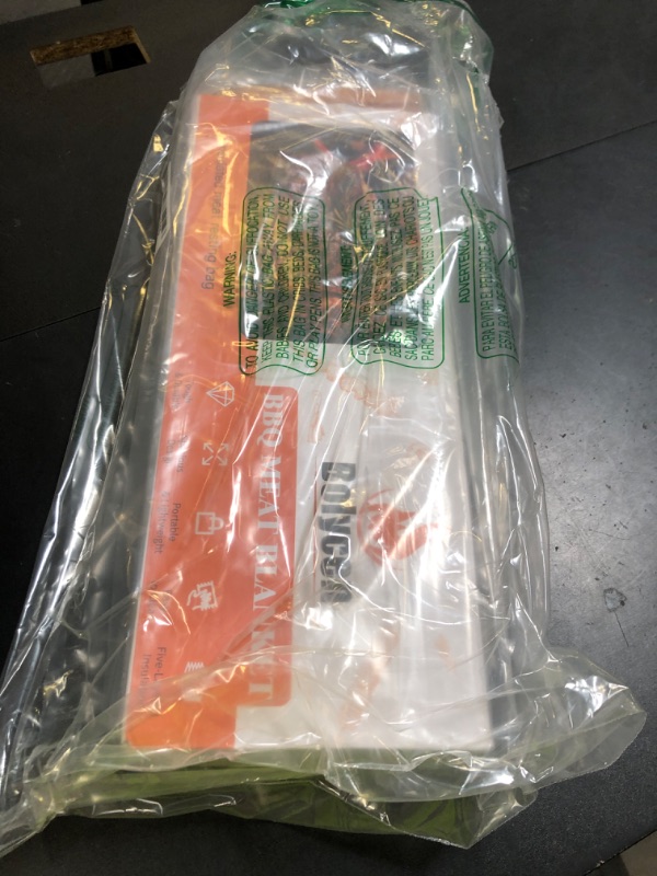 Photo 1 of BBQ Blanket for Resting Meat,Smoker Meat Resting Blanket, Reusable Smoker Grilling Meat Insulated Resting Bag with Wide Mouth for Large Brisket/Beef/Pork Shoulders/Turkeys (BBQ Blanket 21in)