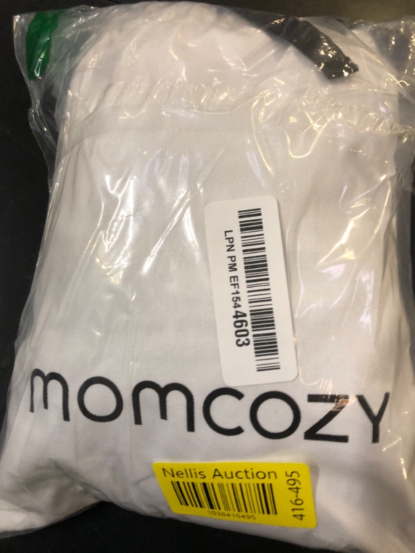 Photo 1 of Momcozy Baby Wrap Carrier, Easy to Wear Infant Carrier Slings, Lightweight Hands Free Baby Sling, Adjustable Baby Carriers for Newborn to Toddler 8-35 lbs, Grey