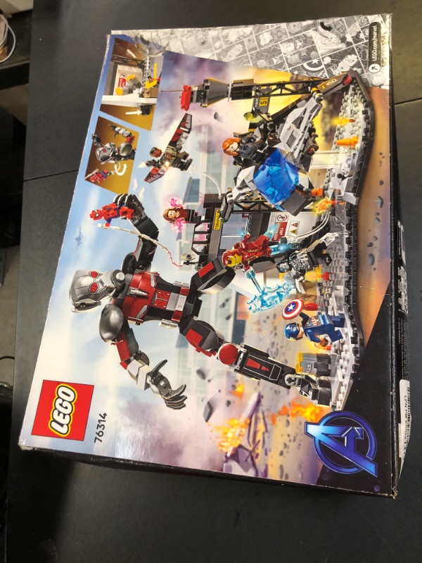 Photo 1 of LEGO Marvel Captain America Civil War Action Battle Building Toy Set - Marvel Superhero Toy for Kids, Boys and Girls, Ages 10+ - with 8 Minifigures and Giant Ant Man - Gift Idea for Birthday - 76314