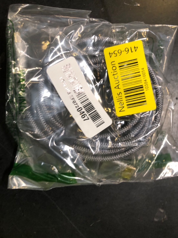 Photo 1 of Highwings 4K HDMI 2.0 Cable 6.6FT/2m - 4K@60Hz HDR Braided HDMI Cord, 18Gbps High Speed with Ethernet/ARC, 3D, HDCP 2.2, ARC, Compatible for PS-5/4/3/4K HDTV/Monitor/Projector/Streaming Media