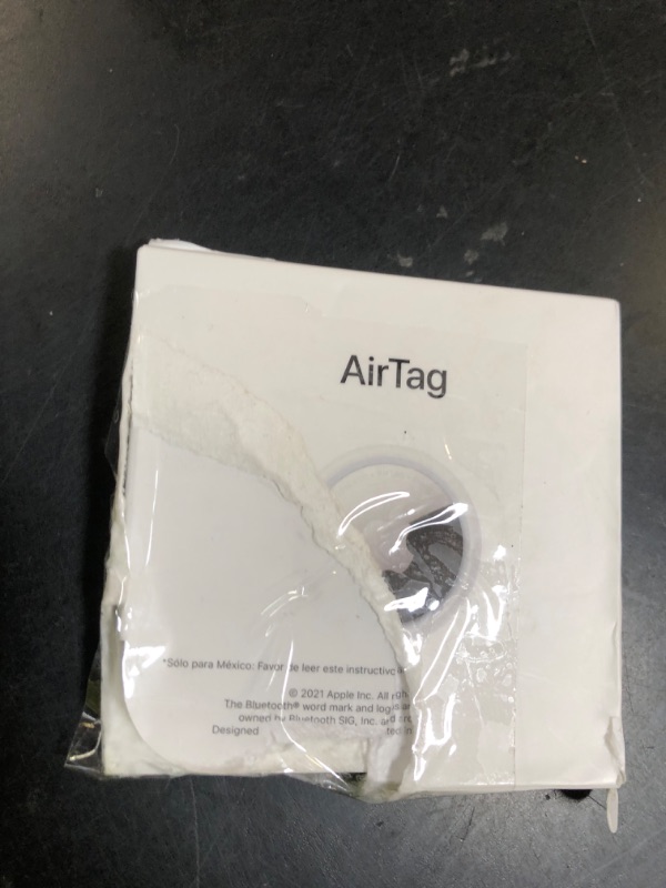 Photo 1 of Apple AirTag. Keep Track of and find Your Keys, Wallet, Luggage, Backpack, and More. Simple one-tap Set up with iPhone or iPad
