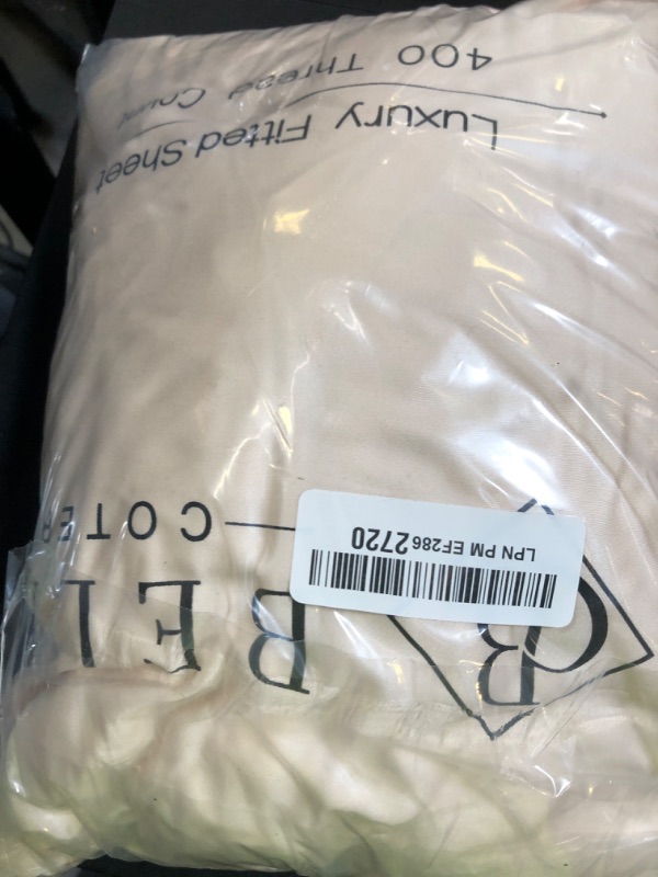 Photo 1 of Bella Coterie Luxury Bamboo California King Size Fitted Sheet | 100% Organically Grown Bamboo Viscose | Ultra Soft | Cooling for Hot Sleepers | 18" Deep Pocket [Champagne]