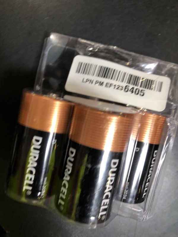 Photo 1 of Duracell Coppertop D Batteries, 4 Count Pack, D Battery with Long-lasting Power, All-Purpose Alkaline D Battery for Household and Office Devices