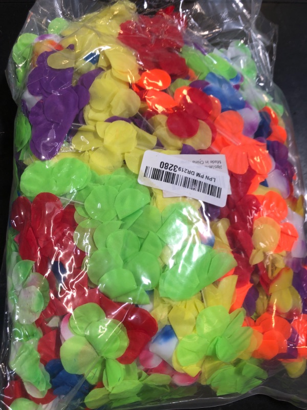 Photo 1 of 24pcs Leis for Luau Party, Hawaiian Leis Bulk Decorations Silk Flower Necklace, Colorful Tropical Hawaiian Bulk Hula Dance Party Decor, Flower Leis Summer Beach Pool Party Decorations Favors Supplies