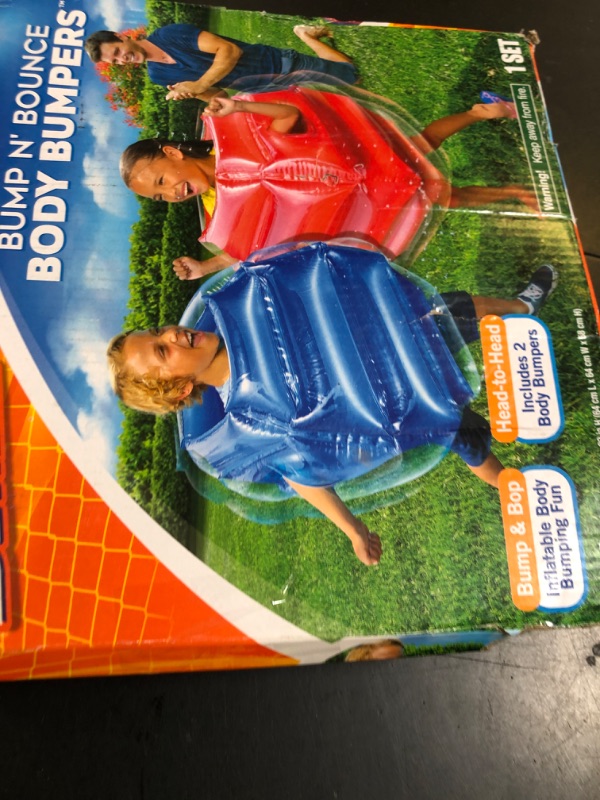Photo 1 of BANZAI: Bump N' Bounce Body Bumpers, A Game of Bumping & Bopping, 2 Bumpers Included in Red & Blue, Fun & Safe Cushion Inflatable Surface, for Ages 4 and up