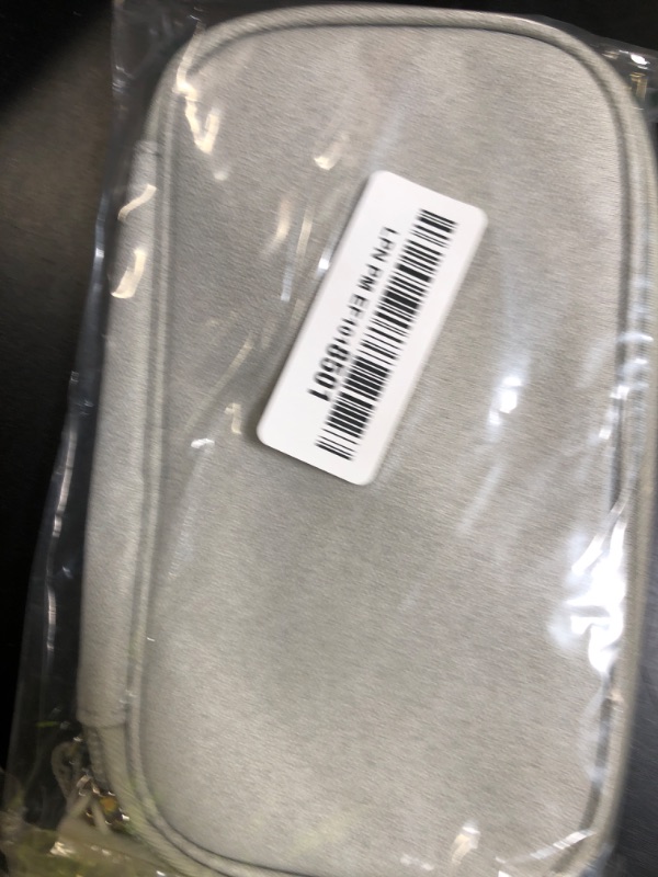 Photo 1 of FYY Travel Cable Organizer Bag Pouch Electronic Accessories Carry Case Portable Waterproof Double Layers All-in-One Storage for Cord, Charger, Phone, Earphone Grey