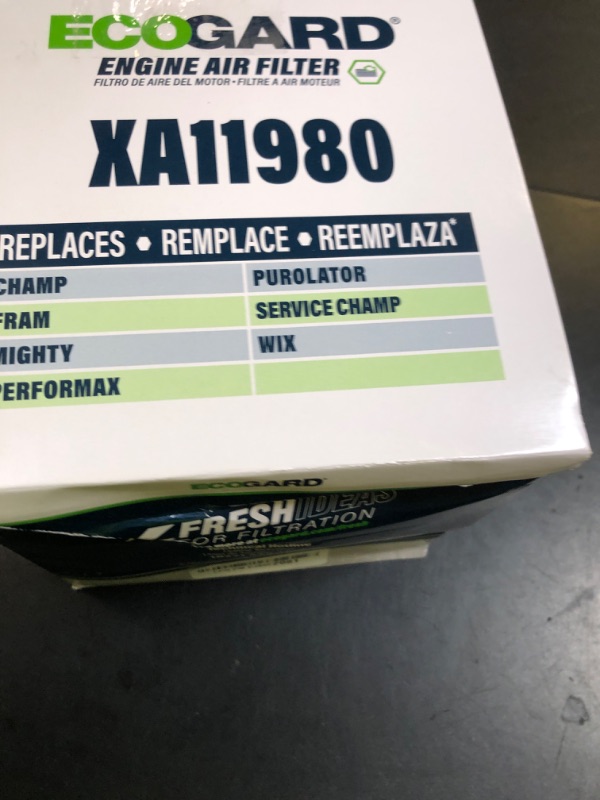 Photo 1 of ECOGARD XA11980 Premium Engine Air Filter Fits 2021-2025 Ford Bronco, 2024-2025 Ranger