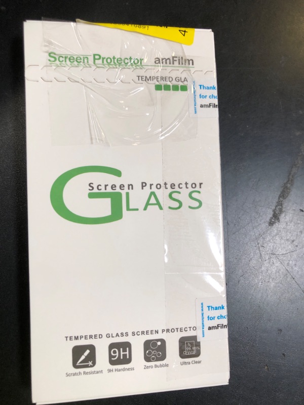 Photo 1 of amFilm Designed for Google Pixel 9 Pro XL 6.8" 2024 Screen Protector Tempered Glass,Ultrasonic Fingerprint Compatible, with Easy Installation Frame, Anti Scratch, Bubble Free, Case Friendly, 3 Pack