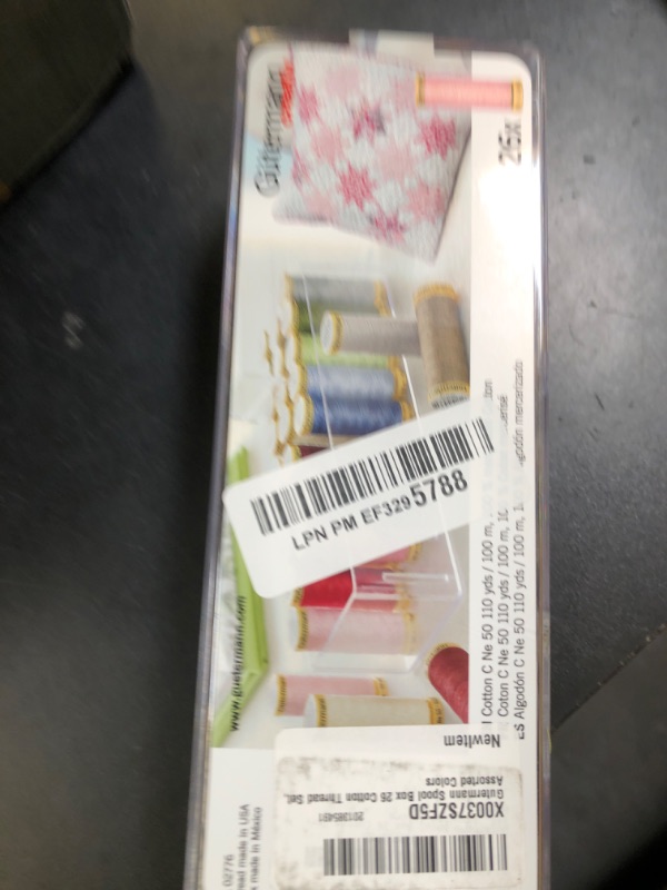 Photo 1 of Gutermann Spool Box 26 Cotton Thread Set, Assorted Colors