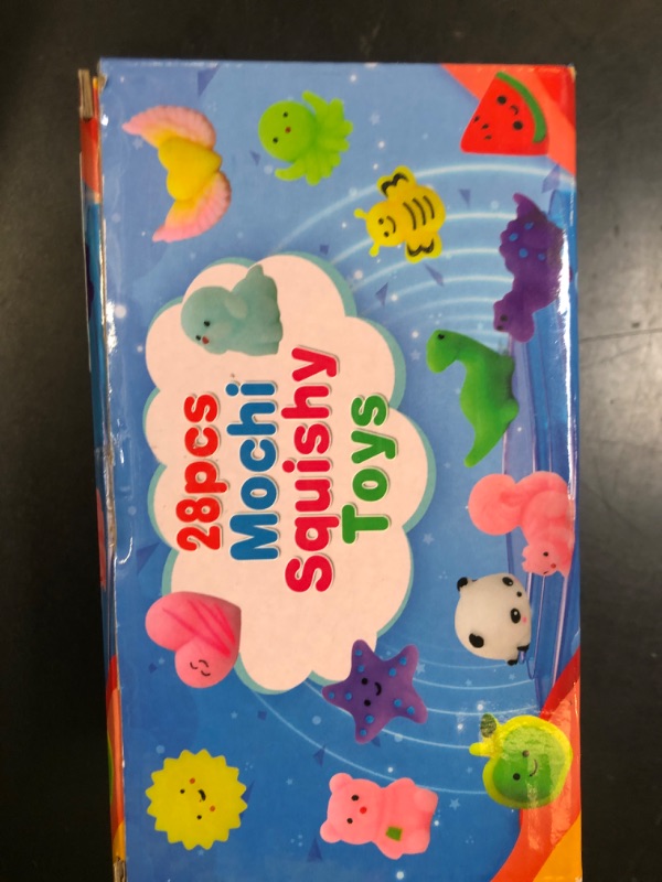 Photo 1 of Squishy Toys, 28 Pack Squishies and Cards Party Favors for Kids 4-8 8-12 Treasure Box Classroom Prizes Mochi Squishy Cat Fidget Toys Stress Relief Goodie Bags Easter Basket Stuffers Birthday GiftsLPNPMEF3477932
