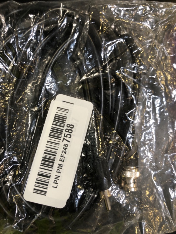 Photo 1 of PNGKNYOCN BNC to RCA Adapter Cable RCA Male to BNC Male 75 Ohm Coaxial Composite Video Connector Cable for Surveillance CCTV Camera System(2M)