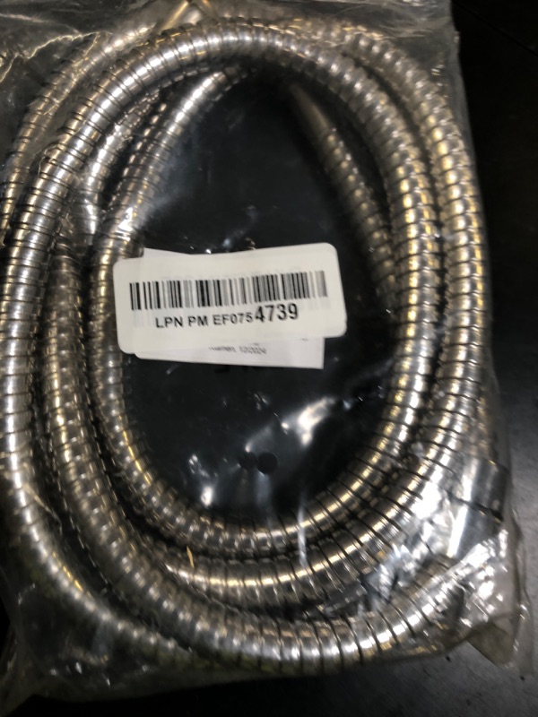 Photo 1 of Eisinly Shower Hose, 79 Inches Extra Long Stainless Steel Handheld Shower Head Hose with Brass Insert and Nut, Flexible, Brushed Nickel