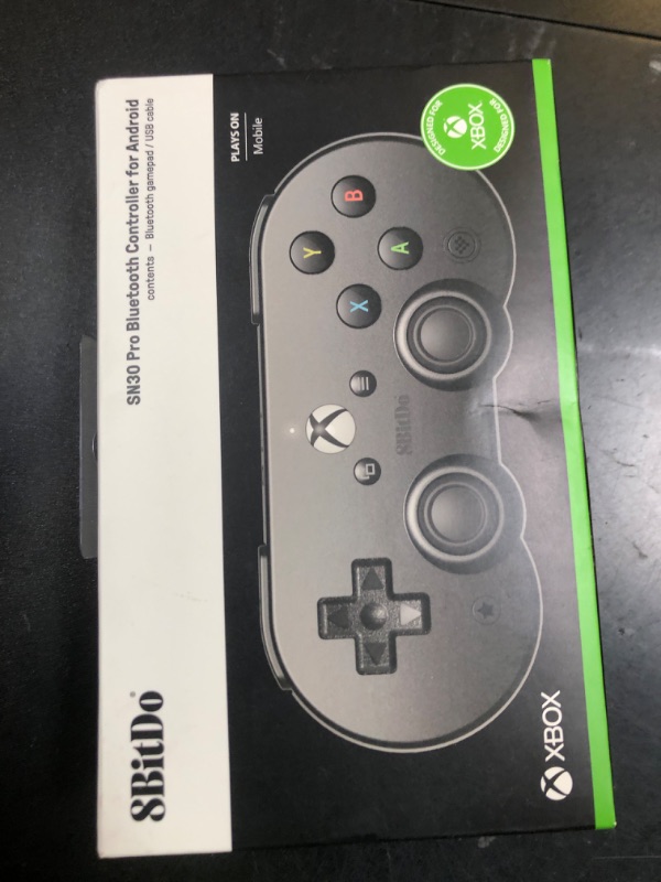 Photo 1 of 8Bitdo Sn30 Pro Bluetooth Controller for Mobile & Xbox Cloud Gaming on Android, Gaming Controller for iPhone, iPad, macOS and Apple TV (No Mobile Clip) - Not for Xbox