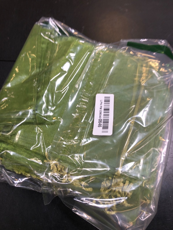 Photo 1 of 100pcs Fruit Protection Bags 6x9 inch, Green Netting Cover Bags Drawstring Mesh Fruit Protectors Pest Barrier for Tomato Mango Trees Veggies Garden