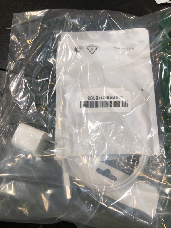 Photo 1 of i Phone Charger [MFi Certified] Travel Home Wall Charger and a Charging Cable Compatible with i Phone 14, 13, 12, 11, i Phone SE, X, 8, 7, 6, 5, i pad Mini, pod Touch, and i pods (5 Feet)