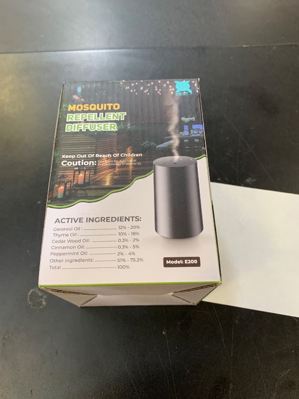 Photo 1 of X-PEST Outdoor Mosquito Repellent Diffuser Portable Insect Repellent Effective Mosquito Protection Essential Oil for Patio Rechargeable USB Waterless Diffuser 40ft Protection 2 Refills