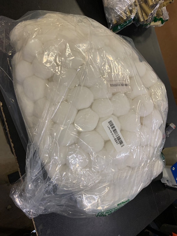 Photo 1 of 4.6 Lbs Pool Filter Balls for Sand Filter, Reusable Eco-Friendly Filter Media for Sand Filter Pump, Replaces 150lbs Pool Filter Sand, Long-Lasting for Several Seasons