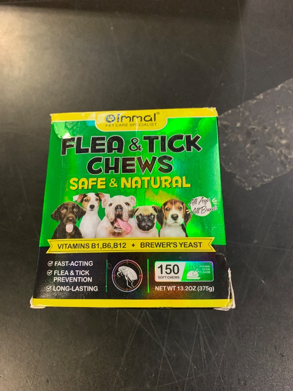 Photo 1 of Flea & Tick Prevention for Dogs Chewable, Natural Flea and Tick Supplement for Dogs, Flea and Tick Chews for Dogs, Oral Flea Pills for All Breeds and Ages Dogs02