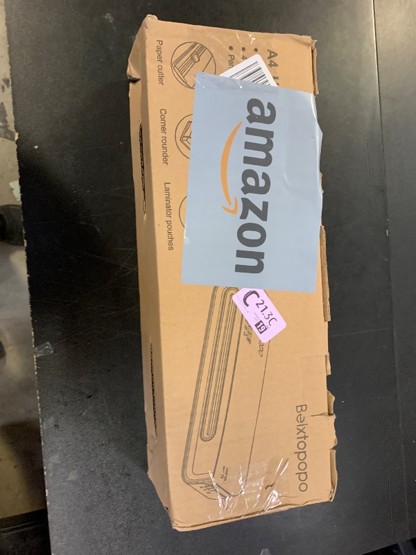 Photo 1 of Laminator, A4 Laminater Machine, 9 Inch Thermal Laminater Machine, 4 in 1 Personal Desktop Cold Laminator with Paper Cutter and Corner Rounder 15 Laminating Pouches for Office School Business Use