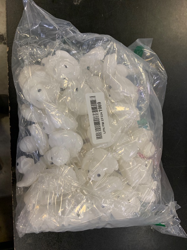 Photo 1 of 50 Pcs 2 Inch White Blank Rubber Ducks in Bulk DIY Ducks with Pens of 24 Colors Float Squeak Funny for Pool Bathtub Float Cute Ducks Birthday Gift Baby Activities Themed Party Favor