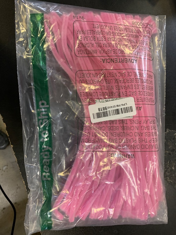 Photo 1 of 100 Pieces  Cleaners Chenille Stem, Pink Pipe Cleaners Set for Pipe Cleaners Flower Kit DIY Arts Crafts Decorations, Chenille Stems Pipe Cleaners (Pink)