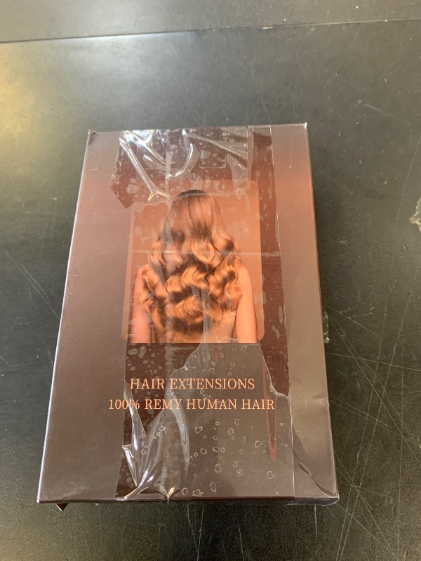 Photo 1 of Sisily Clip in Hair Extensions Real Human Hair, 20 inch 160g, Medium Light Brown, 100% Brazilian Remy Human Hair Clip in Extensions Soft Straight 7pcs Per Set with 16 Clips Double Weft
