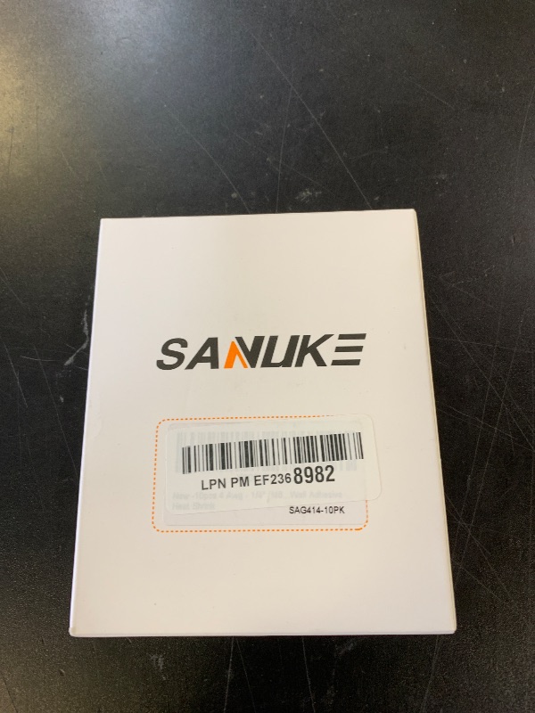 Photo 1 of 10pcs 4 Awg - 1/4" (M6) Sanuke Wire Lugs Ring Terminal Connectors Ends, UL Listed Heavy Duty for Battery Cable Lug Wire Electrical Eyelets with 3:1 Dual Wall Adhesive Heat Shrink