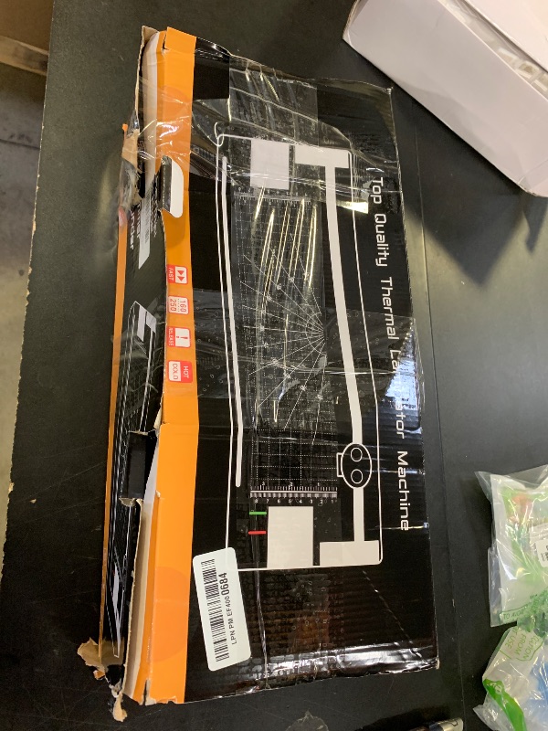 Photo 1 of Laminator Machine for A3/A4/A6, YE381 13inch Thermal & Cold Laminating Machine for Home Office School Teacher Use with 50 Pouches, Paper Trimmer and Corner Rounder