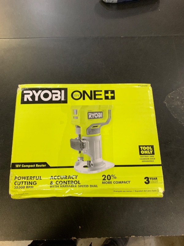 Photo 1 of ONE+ 18V Cordless Compact Fixed Base Router (Tool Only)