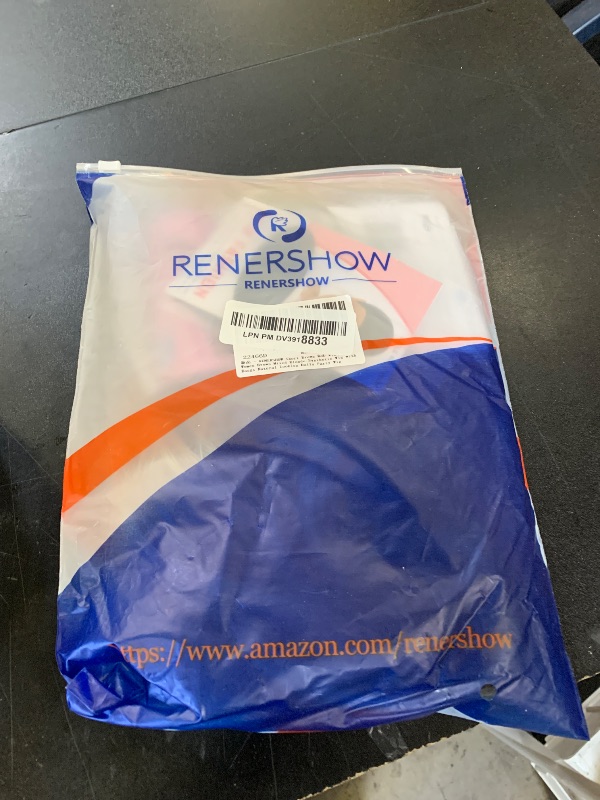 Photo 1 of RENERSHOW Short Brown Bob Wigs for Women Brown Mixed Blonde Synthetic Wig with Bangs Natural Looking Daily Party Wig
