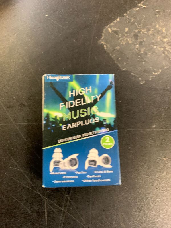 Photo 1 of Hearprotek Concert Ear Plugs, 2Pairs Reusable high Fidelity Musician Ear Plugs for Concerts Loud Music-Noise Reduction Ear Protection earplugs for Rave,Festival,Music,Tinnitus Relief