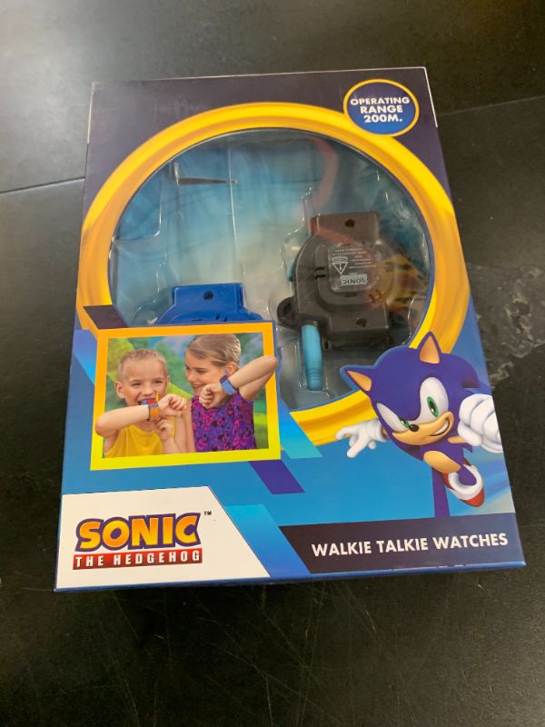 Photo 1 of Accutime Sonic The Hedgehog's Walkie Talkie Kid's Watches with Calendar, Compass, Flashlight - 2 Way Radio, 200m Range – Durable Interactive Play Gear!