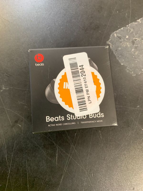 Photo 1 of Beats Studio Buds - True Wireless Noise Cancelling Earbuds - Compatible with Apple & Android, Built-in Microphone, IPX4 Rating, Sweat Resistant Earphones, Class 1 Bluetooth Headphones - Black