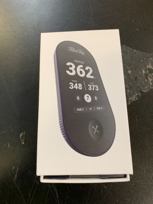Photo 1 of Blue Tees Golf Ringer - Magnetic Golf GPS Handheld, Touch Screen Display, Water Resistant Golf Distance Range Finder, 40,000+ Preloaded Courses, 10+ Hours Battery, Built-in Magnetic Strip
