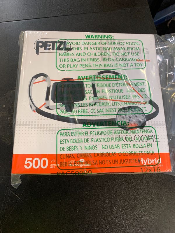 Photo 1 of PETZL, IKO CORE Rechargeable LED Headlamp with Lightweight Headband and 500 Lumens[a]