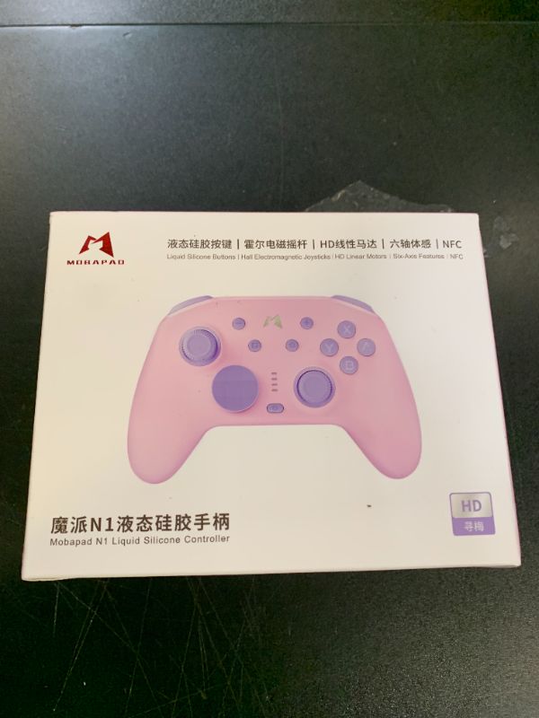 Photo 1 of MOBAPAD N1 HD Nintendo Switch Controller Wireless, NFC, Hall Effect Joysticks, ALPS Motors, HD Vibration, Multi-Platform Support