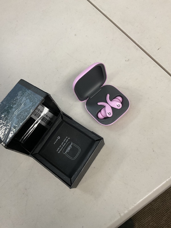 Photo 1 of Beats Fit Pro - True Wireless Noise Cancelling Earbuds - Apple H1 Headphone Chip, Compatible with Apple & Android, Class 1 Bluetooth, Built-in Microphone, 6 Hours of Listening Time - Stone Purple