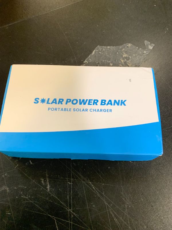 Photo 1 of Riapow Solar Charger Power Bank: 27000mAh Wireless Portable Charger Built-in Cables - 22.5W Fast Charging Battery Bank with USB C - PD QC3.0 External Battery Pack for Phone - 2 Flashlights for Outdoor