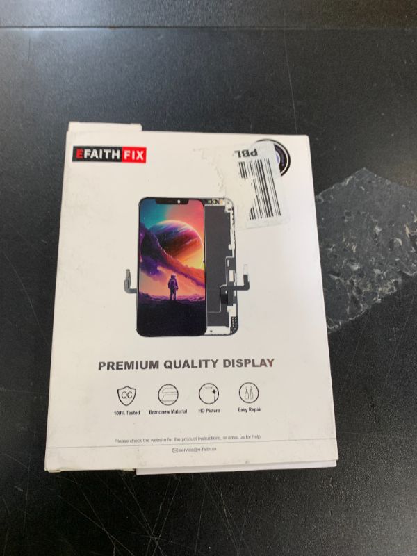 Photo 1 of EFAITHFIX for iPhone 14 Plus Screen Replacement 6.7 Inch LCD 3D Touch Display Full HD Digitizer Frame Assembly (A2632 A2885 A2886 A2887 A2888) with Repair Tools Screen Protector Waterproof Adhesive