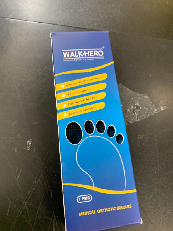 Photo 1 of Inserts Relieve Plantar Fasciitis - Flat Feet Insoles Arch Supports, Orthotic Insoles for Foot Pain Arch Pain Reduce Muscle Fatigue Absorb Shock (Mens 5-5 1/2 | Womens 7-7 1/2)