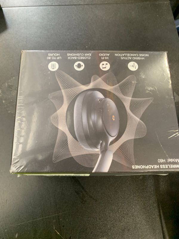 Photo 1 of Falebare Noise Cancelling Headphones, Bluetooth Headphone Over The Ear Headset Wireless Bluetooth with Mic, 80H Playtime, Deep Bass, Comfort Fit, Portable Lightweight Headphones for Travel, Home