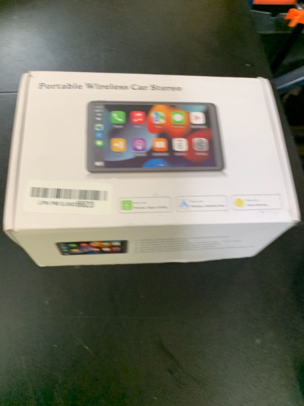 Photo 1 of for Apple Carplay Wireless Portable 7" Touchscreen Car Stereo Voice Control with Apple Car Play & Android Auto Car Audio Backup Camera Bluetooth GPS Navigation/Mirror Link Fits All Cars