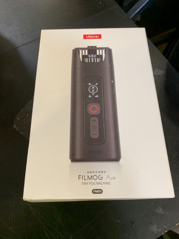 Photo 1 of Ulanzi Fog Machine, FILMOG Ace FM01 Portable Smoke Fog Machine with Remote Control, Hand-held Mini Fogger Maker for Photography/Stage Effects/Parties/Halloween/(Without Oil-liquid and Batteries)
