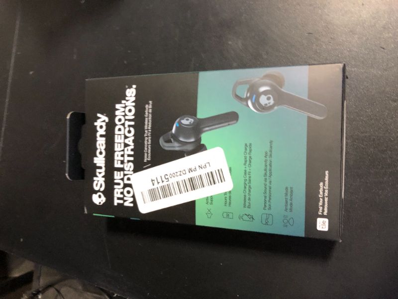 Photo 1 of Skullcandy Indy ANC In-Ear Noise Canceling True Wireless Earbuds, 32 Hour Battery, Microphone, Works with iPhone Android and Bluetooth Devices - Black