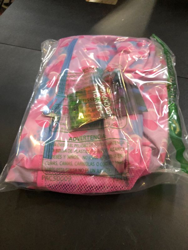 Photo 1 of 17 Inch Backpack with Side Pockets for Girls for School, Travel, Hiking, Camping (Loving Hearts)