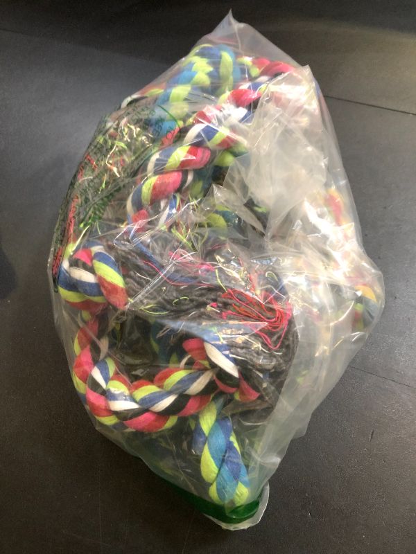 Photo 1 of Forfon Heavy Duty Dog Toy for Aggressive Chewers – Tough Chew Toys for Large Dogs, Ideal for Tug-of-War & Teeth Cleaning, with 3 Rope Toys & 2 Dog Bags